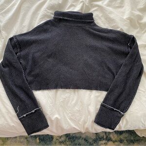 Out From Under Cropped TurtleNeck Sweater